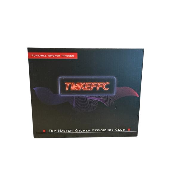 TMKEFFC Portable Smoker Infuser with Glass Dome & Wood Chips – Kitchen Gadget - Picture 4 of 9